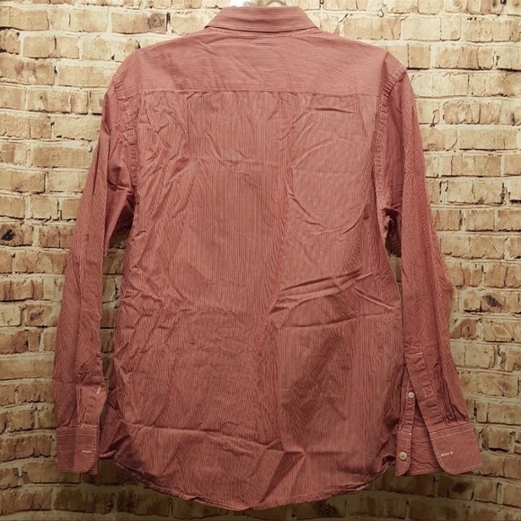 Vintage Old Navy Pin Striped Button Down Blouse Large - Picture 2 of 9